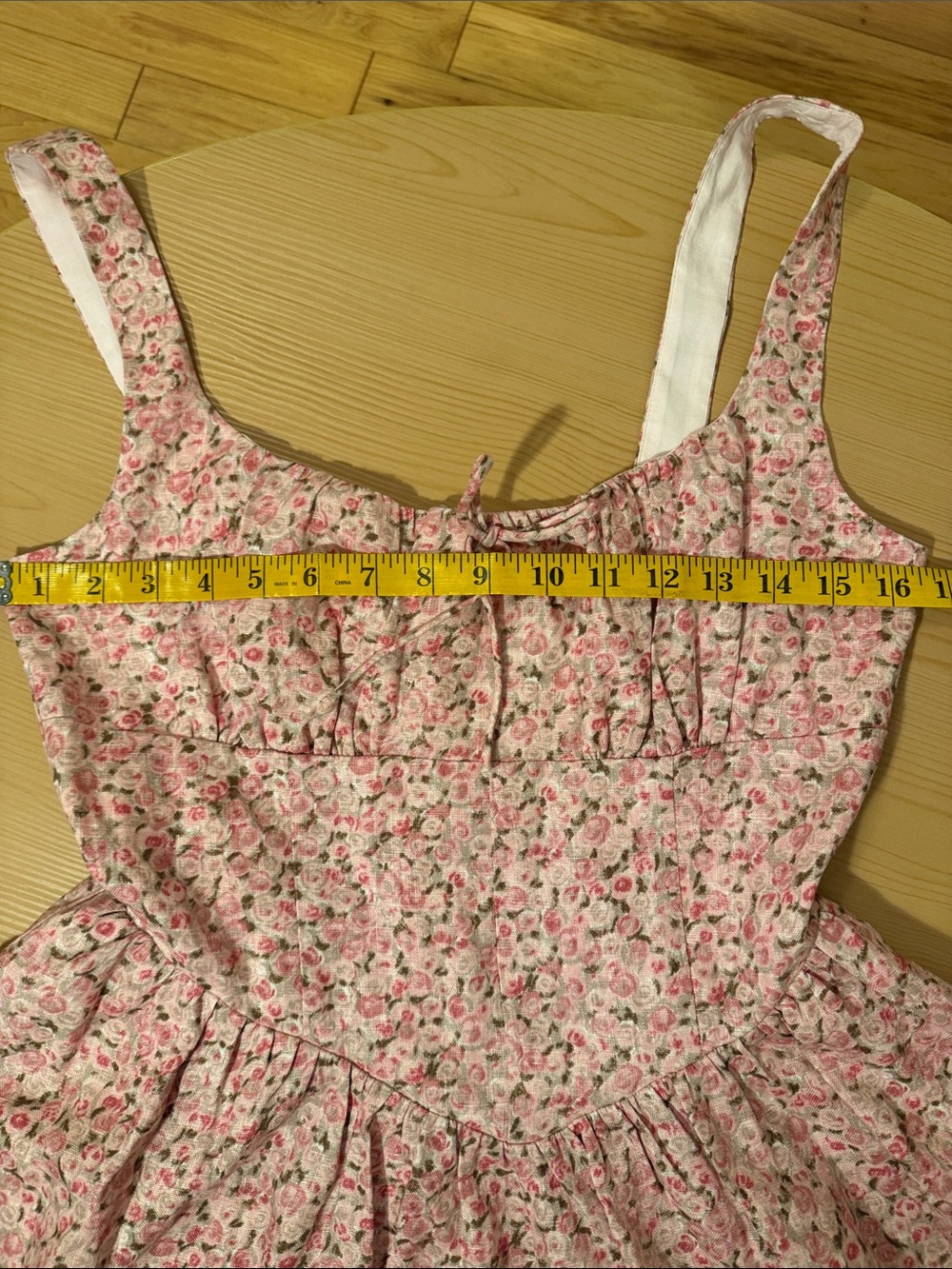 Reformation Daria Linen Basque Mini Dress Rosin Pink Floral
Size: 8 - Picture 5 of 7